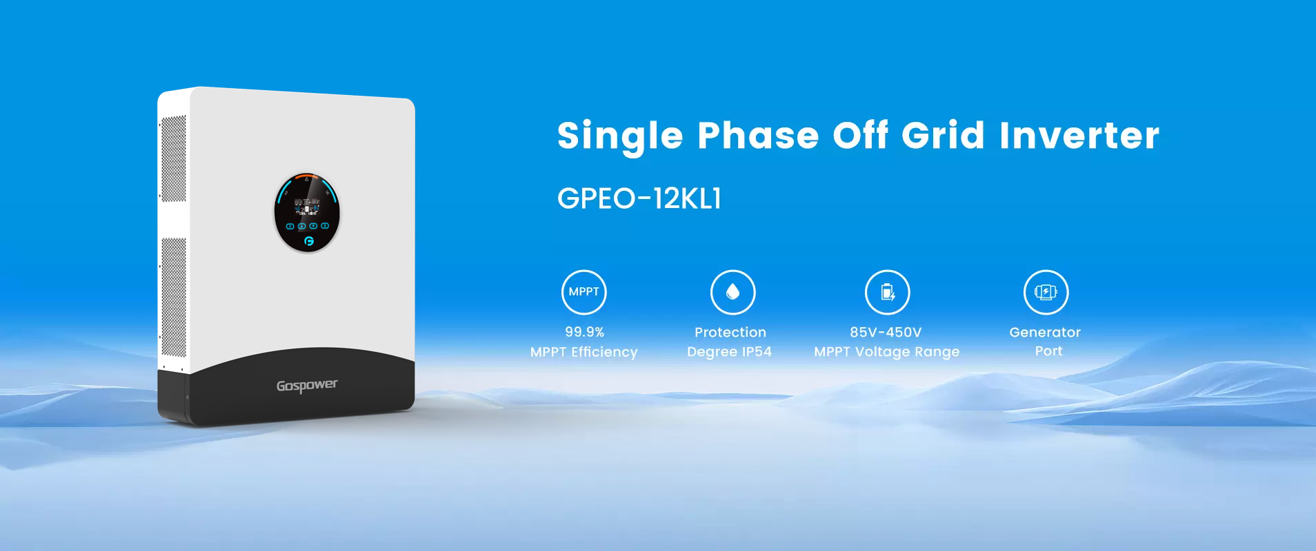 Gospower خارج الشبكة 12kW العاكس