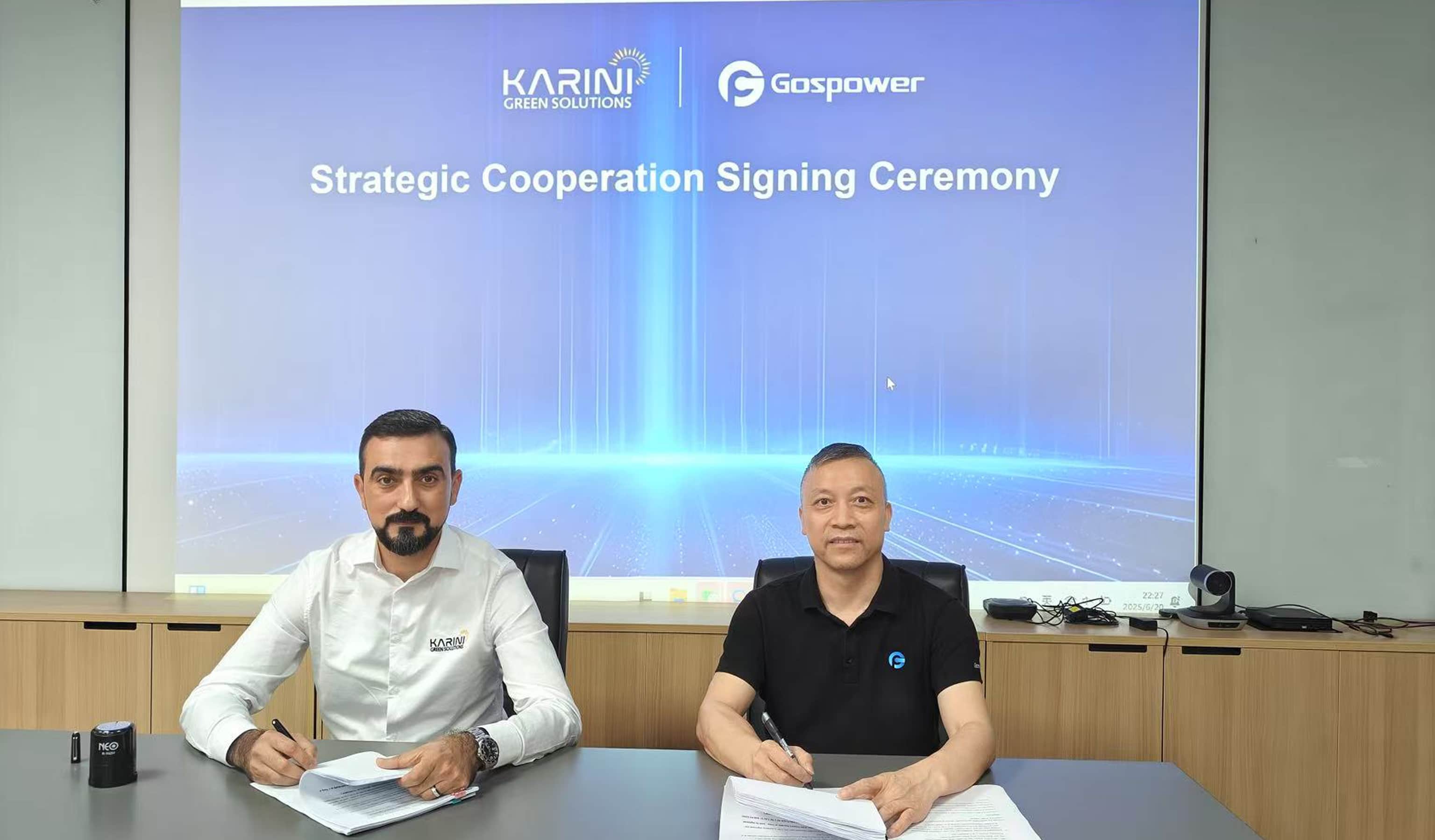 Gospower and Karini Green Solutions Signed a Strategic Cooperation Agreement